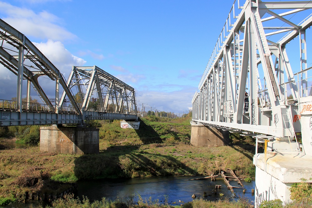 Антикоррозийная защита металлоконструкций железнодорожного моста. Брянская область